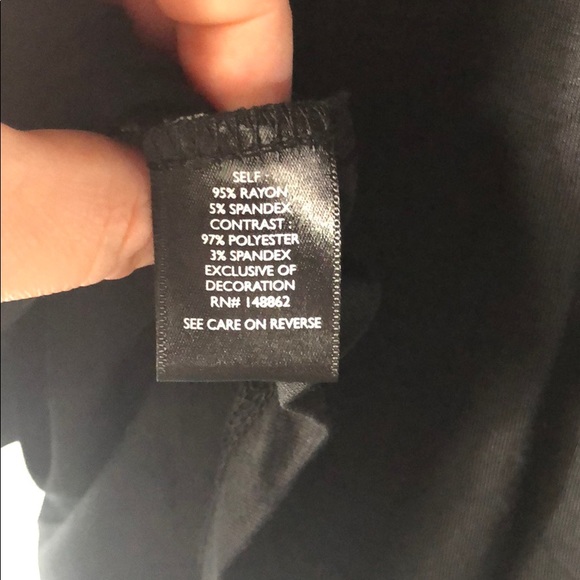 🆕 Torrid Super Soft Black Lace High Neck Tee - Picture 6 of 9